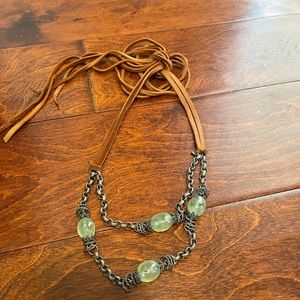 Emily Jane green stone necklace